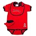 Los Angeles Angels of Anaheim Newborn 3pc Bib and Bootie Set