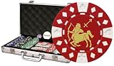 Horoscope Zodiac Sagittarius 300 poker chip set w/Aluminum Case, 2 Decks of Cards, & 6 Dealer Buttons