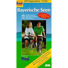 ADFC Regionalkarten, Bayerische Seen: Von M�nchen bis Garmisch/Karwendel, von Landsberg am Lech bis F�ssen. Alle Radtouren f�r Wochenendtour und ... Mit Stra�ennamen zur besseren Orientierung