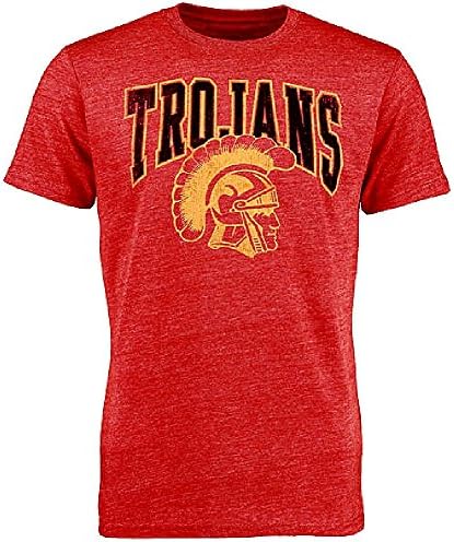 USC Trojans Washed Cardinal Admission Short Sleeve Tee Shirt (XL=48)