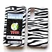 Samsung Behold T919 Rubberized Snap On Protector Image Hard Case Zebra Design