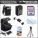16GB Accessory Kit For Panasonic Lumix DMC-FZ100 DMC-FZ40 DMC-FZ47 DMC-FZ150 DMC-FZ150K Digital Camera Includes 16GB High Speed SD Memory Card + Extended (1200Mah) Replacement DMW-BMB9 Battery + Ac/ Dc Charger + Case + USB Reader + Screen Protectors +More