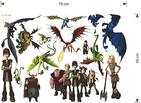 How to Train Your Dragon 2 Wall Sticker for Kids Home decoration