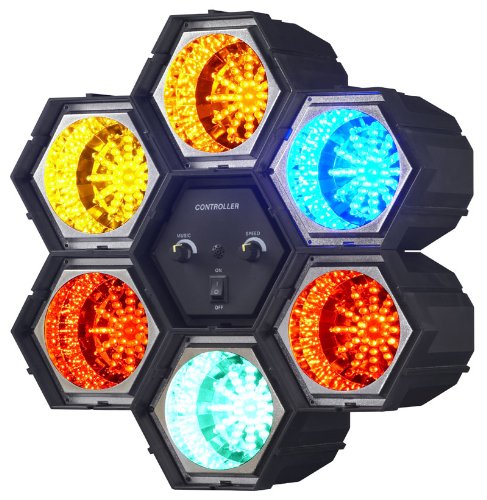 6 Kanal 282 LED Lichtorgel Lauflicht + Audio