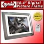 Opteka DM-TFT10 10.4-Inch Metal Digital Picture Frame with 1GB Built-In Memory (Silver)