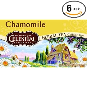 Celestial Seasonings Chamomile Herb Tea, 20-Count Tea Bags (Pack of 6)