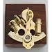 4" Astrolabe Sextant w/ Wooden Box: Nautical Sextent