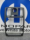 05-07 CHRYSLER 300 GPS NAV DASH RADIO BEZEL MOPAR BLK