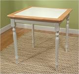 White Tile Top Table 20330WHT