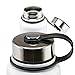 Large Thermos, 40 Ounce Tumbler, Stainless Steel Beverage Bottle, Double Walled Vacuum Insulated Coffee Thermos, Includes Tea Infuser and Cleaning Brush, (White)