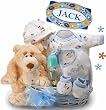 Personalized Oh Boy! Little Miracle Baby Boy Gift Basket by Kara Nessian