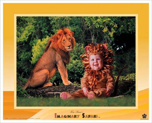 Imaginary Safari - Lion Art Print Poster by Tom Arma