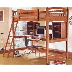 Bunk Bed with Workstation underneath