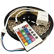 SMD 5050 RGB Waterproof 300 LED Strip 7 Colour changing with 24Key IR Remote