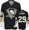 Marc-Andre Fleury Black Reebok NHL Premier Pittsburgh Penguins Jersey