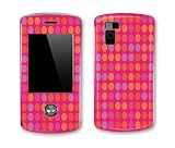 Pink Polka Dots Design Decal Protective Skin Sticker for LG Shine