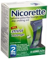 Nicorette Mini Lozenge (2 mg) 81-Count Package