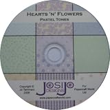 Papercraft World HEARTS `N` FLOWERS PASTEL TONES