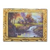Dollhouse Miniature Spring Stream Landscape PrintIMAGE