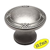Cosmas 9462WN Weathered Nickel Cabinet Hardware Round Knob - 1-5/16" Diameter - 25 Pack