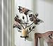 Bronze Butterfly Metal Art Sculpture Hurricane Wall Sconce Votive Candle Holder