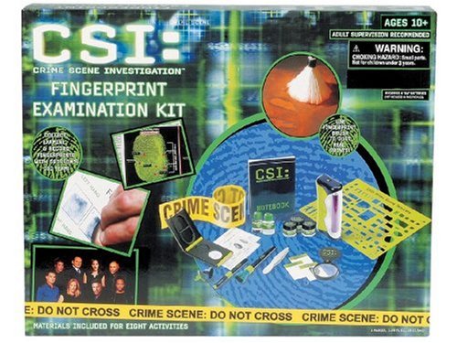 Childrens Toyshop  Toys : CSI Fingerprinting Examination Kit