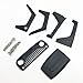 KYX Racing DIY Nylon Fender Hood Grille Set for 1/10 Rc Crawler Jeep Body