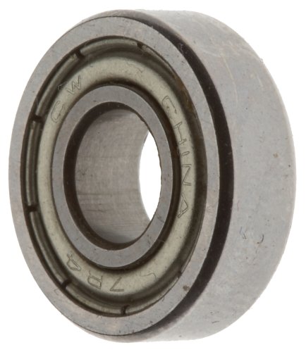 Ball Bearing SAE52100 Chrome Steel Double Shielded R4ZZ .250 Bore x .625 OD x .196 W (Pack of 1)