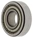 Ball Bearing SAE52100 Chrome Steel Double Shielded R4ZZ .250" Bore x .625" OD x .196" W