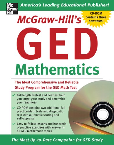 books mcgraw hill com-McGraw-Hill's GED Mathematics Book w/CD-ROM (Test-Taking Skills) Images