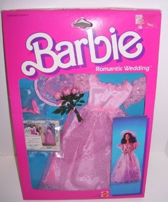 1986 Barbie Doll Pink Romantic Wedding Fashion Set #3105