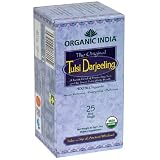 Organic India Dietary Supplement, Tulsi Darjeeling, Tea Bags, 25-Count Box (Pack of 5)