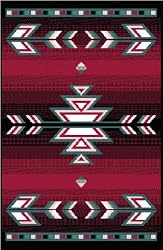 Southwestern Area Rug, Home Dynamix Premium Hunter Green