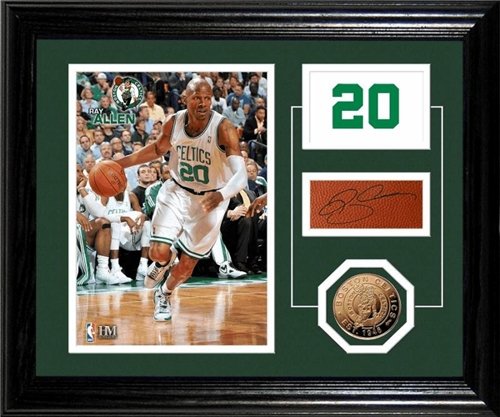 Ray Allen Framed Boston Celtics Player Pride Desk Top