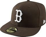 MLB Boston Red Sox Brown with White 59FIFTY Fitted Cap