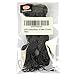 LolliBeads (TM) 1 mm Polyester Nylon Beading Knotting Cord Shamballa Macrame String Chinese Wax Cord, Black (80 Feet x 2)