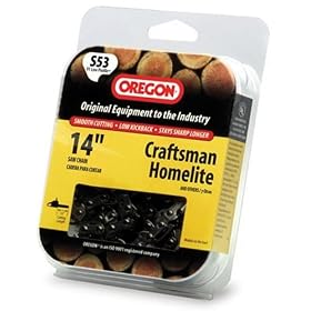 Oregon 14-Inch Semi Chisel Chain Saw Chain Fits Craftsman, Homelite #S53 from Chainsaw Chain