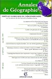 Annales de geographie 609-610 forets et filieres bois de l hemisphere nord