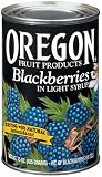 Oregon Fruit Blackberries in Syrup, 15-Ounce Cans (Pack of 8)