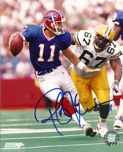 ROB JOHNSON,BUFFALO BILLS,USC TROJANS,SIGNED,AUTOGRAPHED,8X10 PHOTO,COA, RARE HARD PHOTO TO FIND