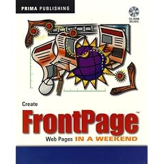Create Frontpage Web Pages in a Weekend