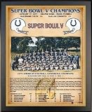 Baltimore Colts 1970 Superbowl 5 - 13x16 Healy Wall Plaque with Black Finish Backing