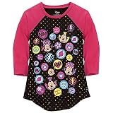 disney Raglan Sleeve Minnie and Mickey Mouse Tee for Girls