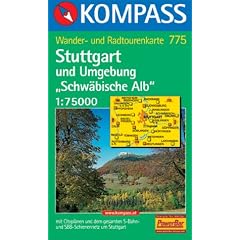 Kompass Karten, Stuttgart und Umgebung, Schw�bische Alb