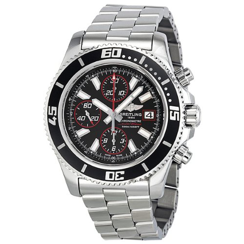 Breitling Superocean Chronograph II Black and Red Abyss Dial Automatic Mens Watch A13341A8-BA81SS