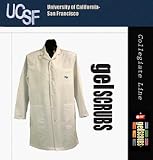 San Francisco Dons Long Lab Coat from GelScrubs - B000BJFFLO