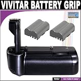 Vivitar Series 1 Deluxe Power Grip With Vertical Shutter Release Button + 2 Spare BP511 Batteries For The Canon 50D, 40D Digital SLR Cameras