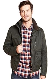 North Coast Cotton Rich Double Collar Pigment Jacket