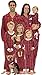 SleepytimePjs Christmas Family Matching Pajamas (Red Plaid, W-Lounger-Sml)