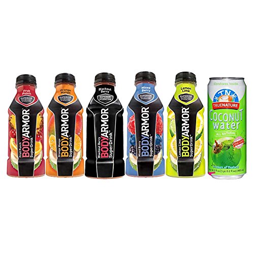 BodyArmor SuperDrink 16oz TROPICAL HEALTHY Variety ( Pack of 6 ) PLUS BONUS A PENCIL POUCH